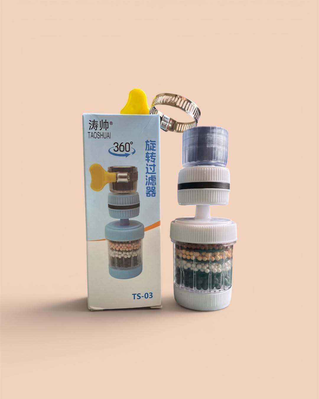 Universal 6-Layer Faucet Water Filter | Easy Install for Kitchen & Bathroom